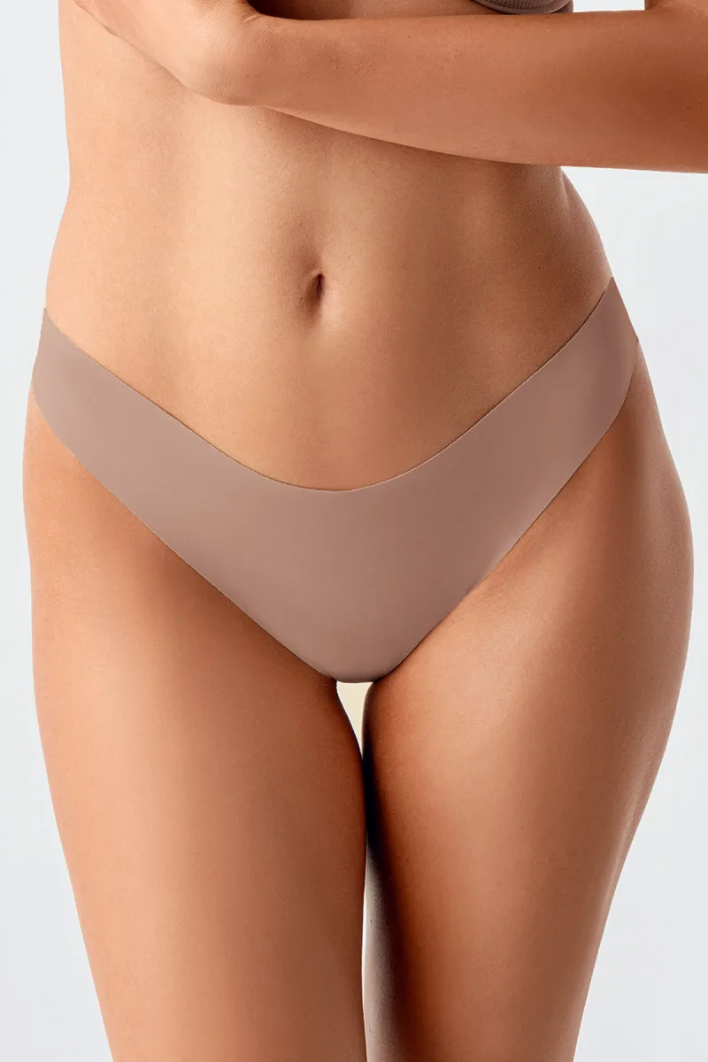 Kadın Dikişsiz Lazer Kesim Brazilian Külot | Cappuccino 9204