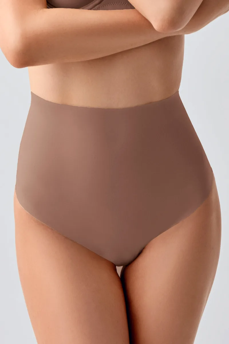 Lazer Kesim Yüksek Bel String | Cappuccino 9206