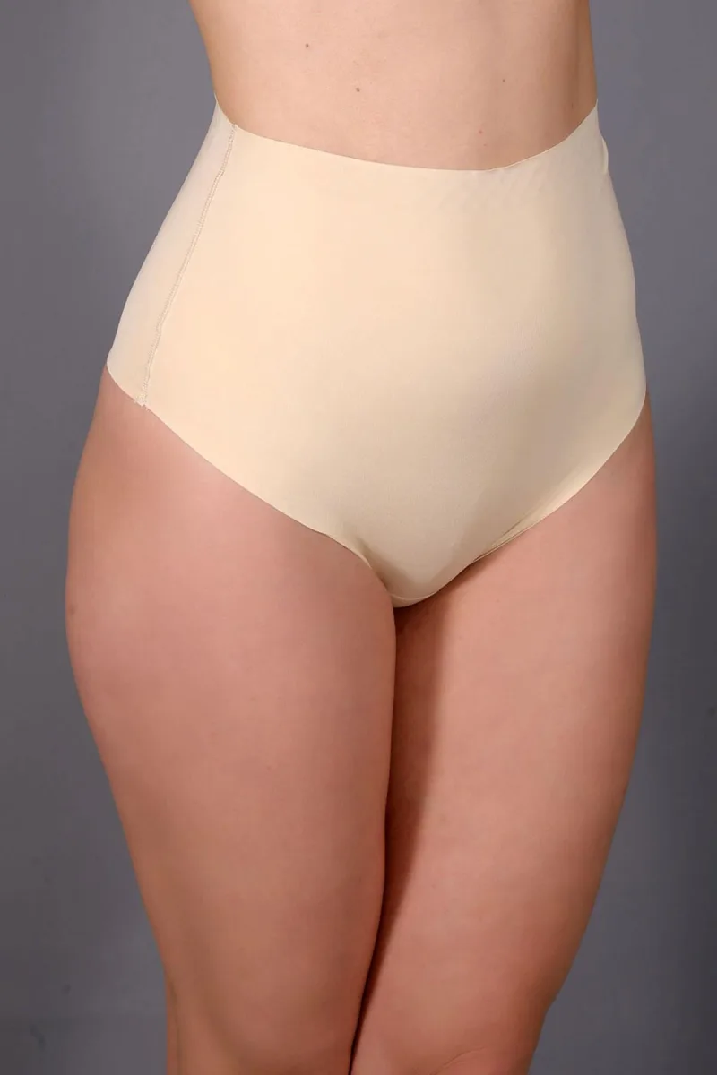 Lazer Kesim Yüksek Bel String | Ten 9206